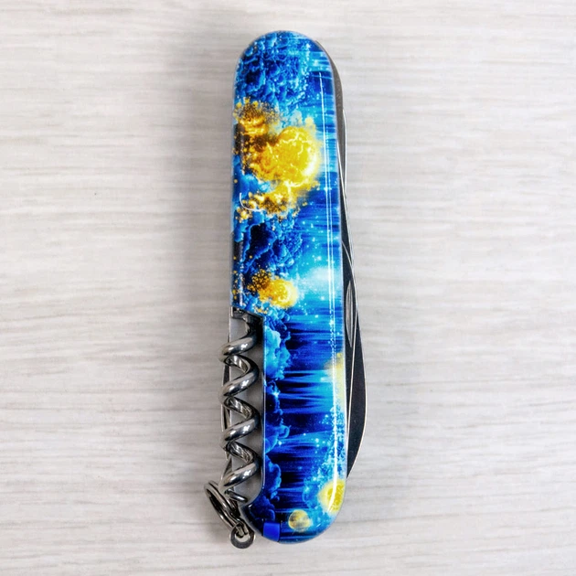 Нож Victorinox Huntsman Ukraine Gloss Синий/Желтый (1049-Vx13713.3_T3270pw) - изображение 15