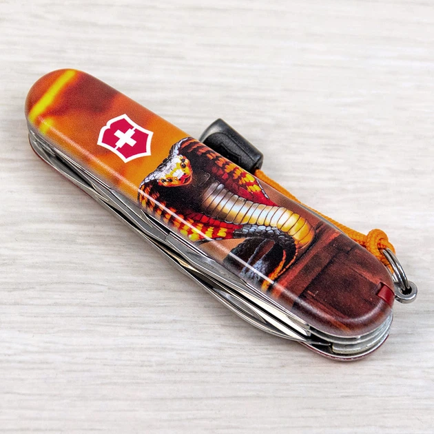 Нож Victorinox Climber Zodiac Змея Brown/Orange (1049-Vx13703_Z4250pk) - изображение 16