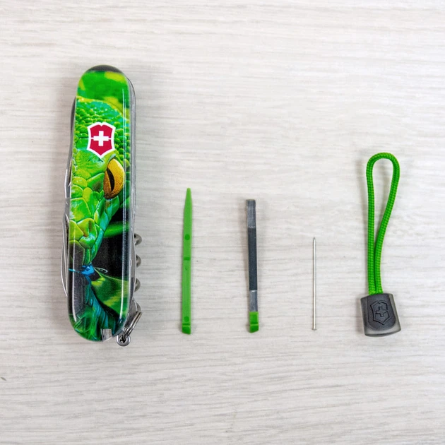 Нож Victorinox Huntsman Zodiac Змея Green (1049-Vx13713.3_Z4310pk) - изображение 10