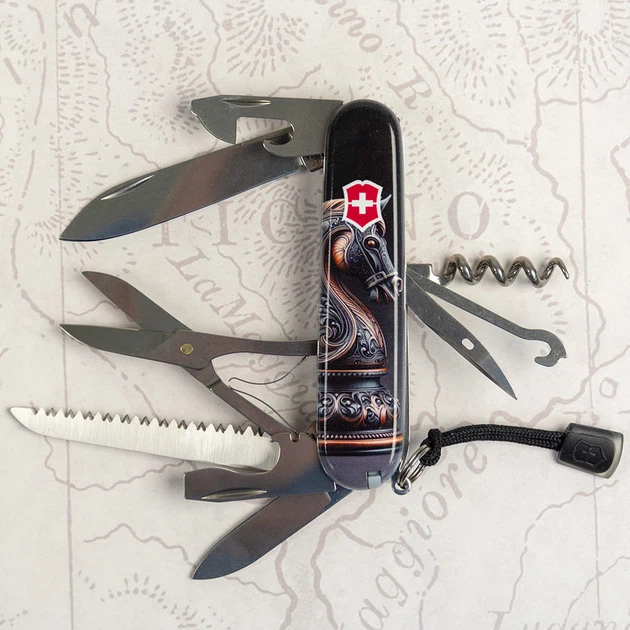 Нож Victorinox Huntsman Zodiac Конь Black/Beige (1049-Vx13713.3_Z5310pk) - изображение 7