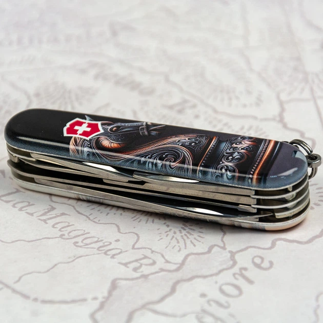 Нож Victorinox Huntsman Zodiac Конь Black/Beige (1049-Vx13713.3_Z5310pk) - изображение 13