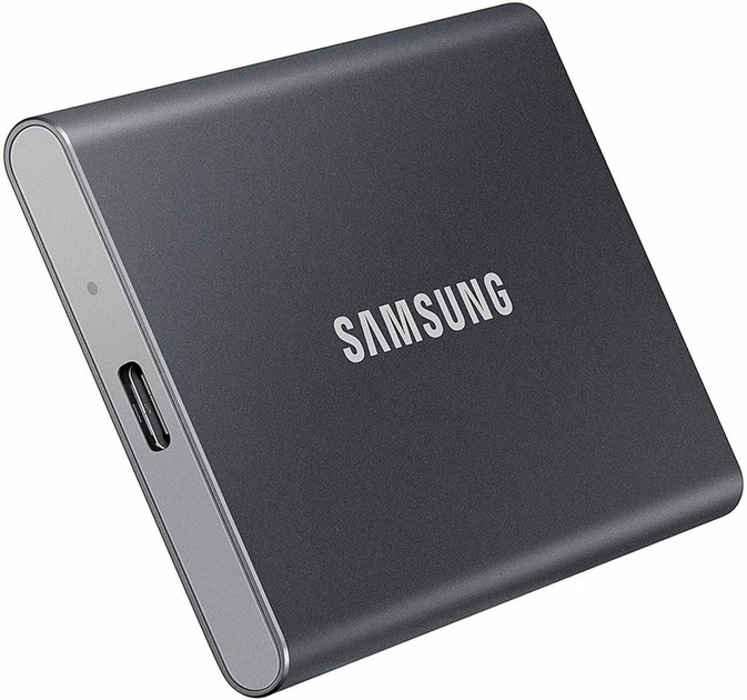 Портативний SSD Samsung T7 1TB USB 3.2 Type-C Grey (MU-PC1T0T/WW) - Фото 3 Портативний SSD Samsung T7 1TB USB 3.2 Type-C Grey (MU-PC1T0T/WW) - изображение 3