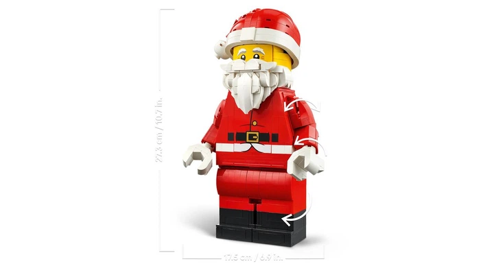 Конструктор Lego Iconic Увеличенная минифигурка Деда Мороза 40820 - Фото 5 Конструктор Lego Iconic Увеличенная минифигурка Деда Мороза 40820 - зображення 5