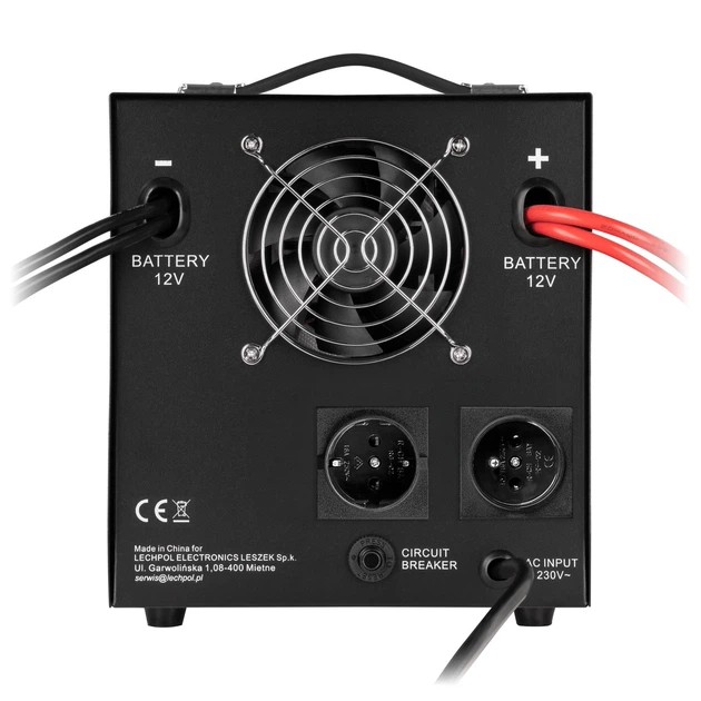 Источник бесперебойного питания Rebel POWER-2200-LFP4 12/230V (1600W / 2200VA) заряд 40А (ИБП) RB-4031 - изображение 3