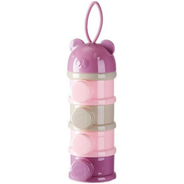 Місткість, контейнер Mommy Bag для молочних сумішей Ведмедик Рожевий - Фото 1 Місткість, контейнер Mommy Bag для молочних сумішей Ведмедик Рожевий - изображение 1