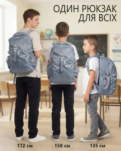 Рюкзак Zibi City Dream голубой (ZB11.0016CDB) - изображение 7