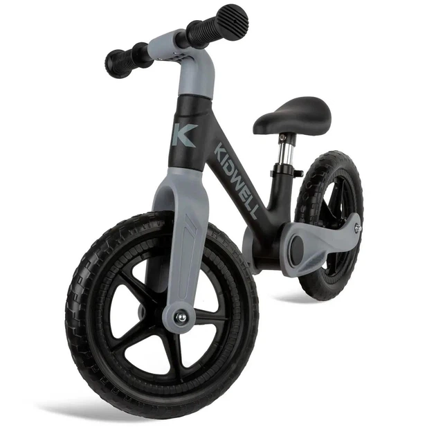 Беговел Kidwell Flex Black (складной механизм CLICK&FOLD, нейлоновая рама, колеса EVA 29 см, до 30 кг) - изображение 2