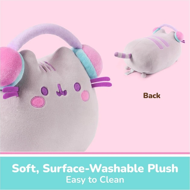 Мягкая игрушка Pusheen Cat Gamer Girl Log Squisheen Кот с наушниками - изображение 3