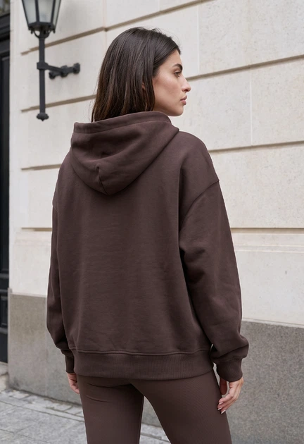 Женский худой стаф коричневый оверсайз с логотипом Staff brown logo oversize M-L (402549) - Фото 2 Женский худой стаф коричневый оверсайз с логотипом Staff brown logo oversize M-L (402549) - изображение 2