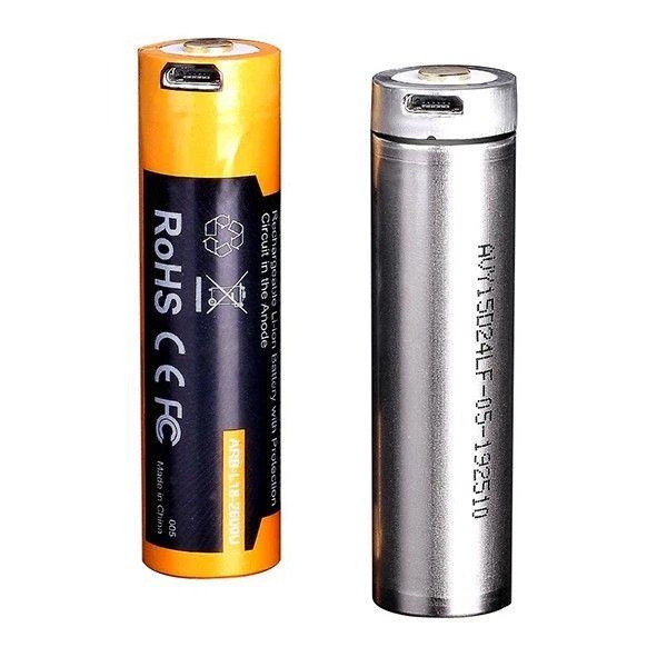 Акумулятор 18650 Fenix 3500 mAh ARB-L18-3500U Li-ion, USB зарядка, захист від перегріву - Фото 2 Акумулятор 18650 Fenix 3500 mAh ARB-L18-3500U Li-ion, USB зарядка, захист від перегріву - зображення 2