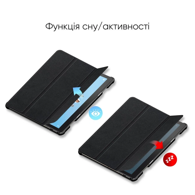 Чехол-книжка AIRON Premium Lenovo Tab P10 10 Экокожа Чёрный - изображение 8