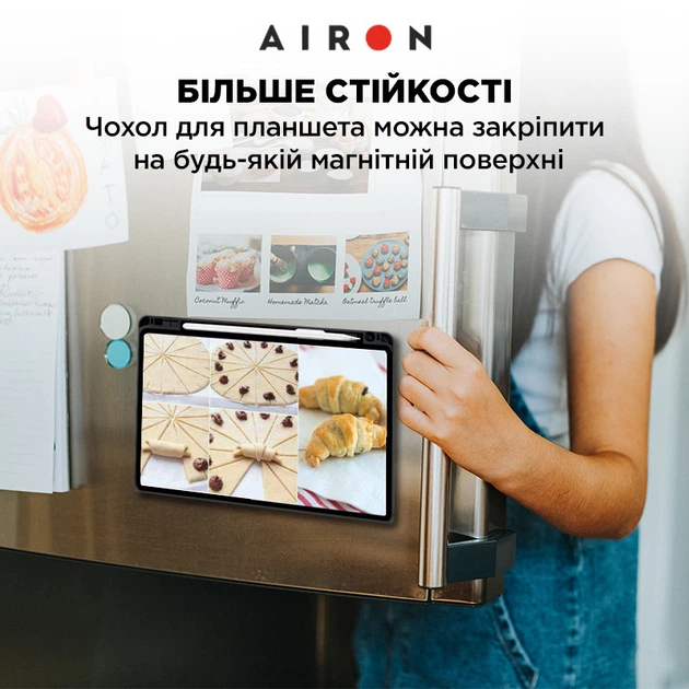 Чехол-книжка для планшета Lenovo tab M10 Plus 3-го поколения 2022 года 10.6 дюймов Черный Эко-кожа с клавиатурой - изображение 6