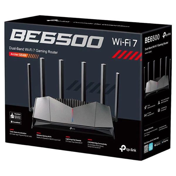 Беспроводной маршрутизатор TP-Link Archer GE400, Черный - 752369 - Фото 4 Беспроводной маршрутизатор TP-Link Archer GE400, Черный - 752369 - изображение 4