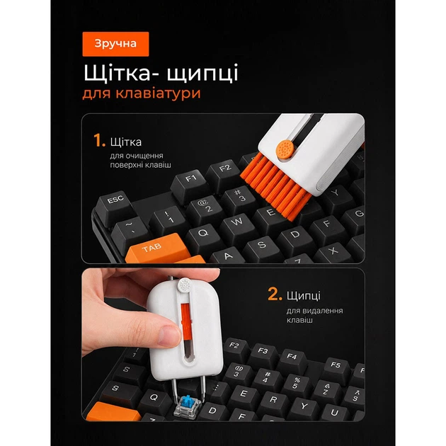 Набор для чистки 2E-SK24IN1, Белый - 752446 - Фото 6 Набор для чистки 2E-SK24IN1, Белый - 752446 - изображение 6