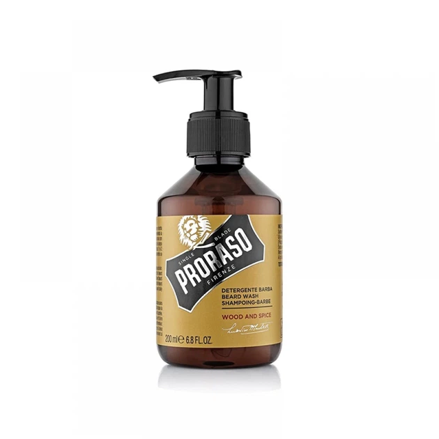 Шампунь Для Бороди Proraso Wood & Spice Beard Shampoo 200 мл - Фото 1 Шампунь Для Бороди Proraso Wood & Spice Beard Shampoo 200 мл - изображение 1