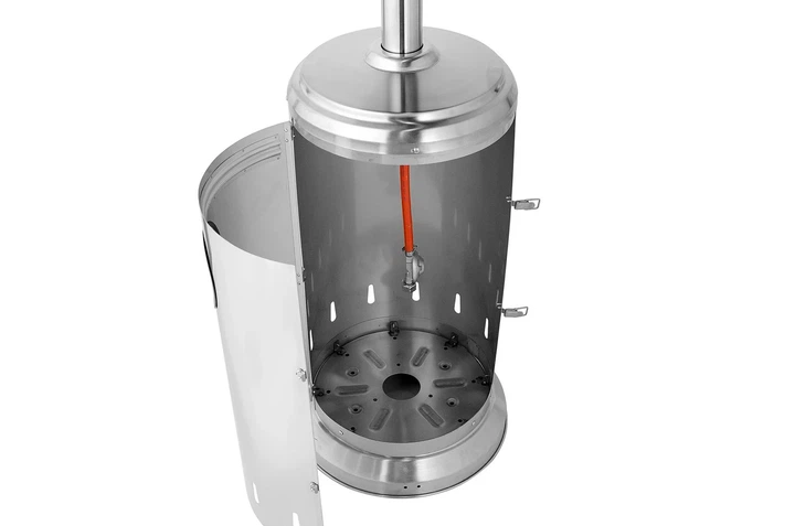 Газовый обогреватель GRILLI 777420 13 кВт нержавеющая сталь 219х85х85 см - Фото 4 Газовый обогреватель GRILLI 777420 13 кВт нержавеющая сталь 219х85х85 см - изображение 4