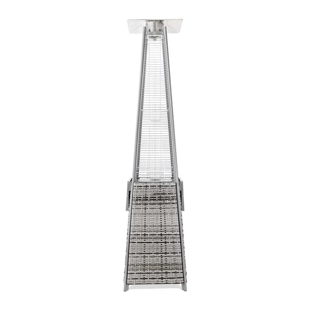 Газовый обогреватель 13 кВт сталь rattan 227х52х52 см серый - изображение 6