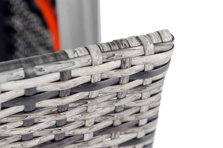 Газовый обогреватель 13 кВт сталь rattan 227х52х52 см серый - изображение 12
