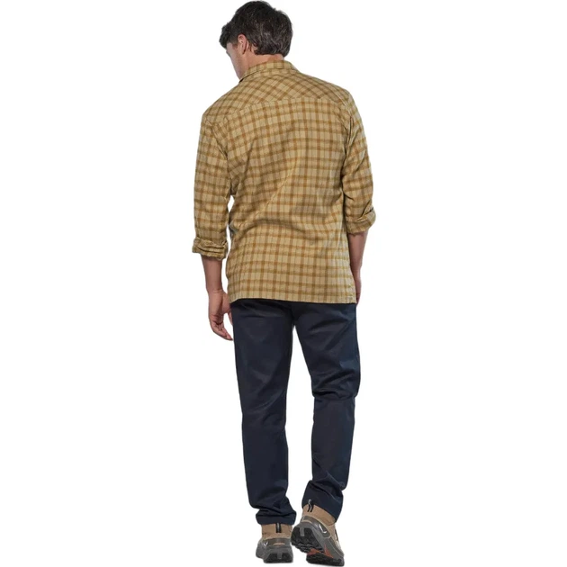 Рубашка в клетку мужская Salewa Fanes Flannel 5PL L/S Mns 7189 M (100084082) - изображение 4