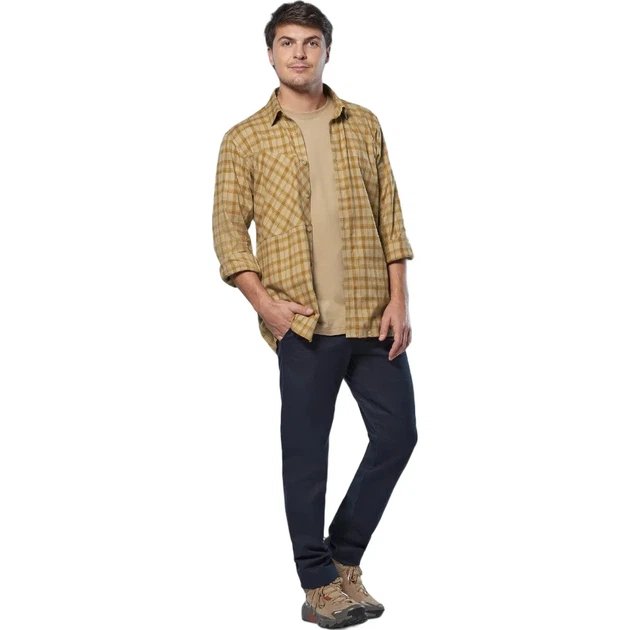 Рубашка в клетку мужская Salewa Fanes Flannel 5PL L/S Mns 7189 M (100084082) - изображение 5