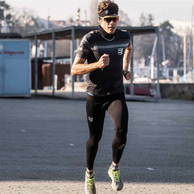 Тайтсі Compressport Running Under Control Full Tights Black M (100052250) - зображення 6