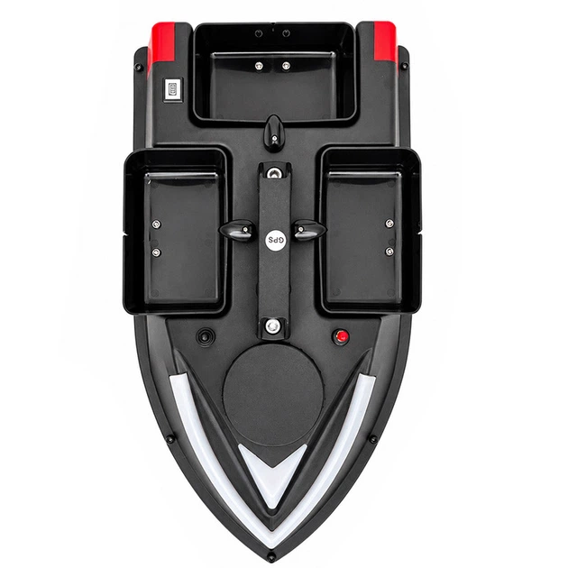 Кораблик для рыбалки Lesko CZV6GPS 12000 mAh прикормочный карпа ДУ GPS 100 точек 3 отсека для прикорма - Фото 5 Кораблик для рыбалки Lesko CZV6GPS 12000 mAh прикормочный карпа ДУ GPS 100 точек 3 отсека для прикорма - зображення 5