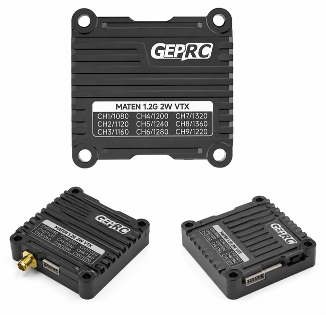 Видеопередатчик GEPRC MATEN 1.2G 2W VTX - изображение 3
