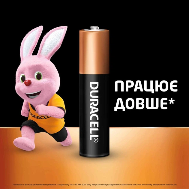 Батарейка Duracell AAA лужні 12 шт. в упаковці (5000394109254 / 81545432) - зображення 3