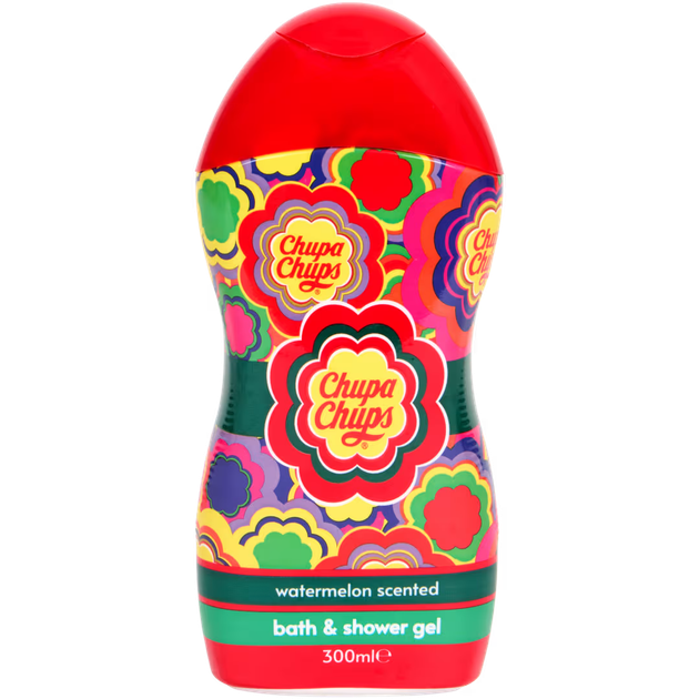 Гель для душа Chupa Chups с ароматом арбуза 300 мл - Фото 1 Гель для душа Chupa Chups с ароматом арбуза 300 мл - изображение 1