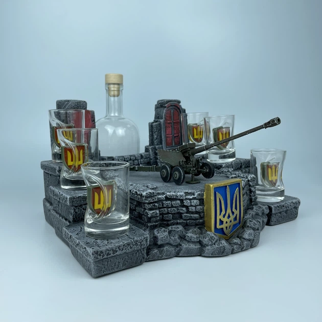 Сувенірний мінібар з моделлю гаубиці 2С22 Богдана-Б (11566) - Фото 5 Сувенірний мінібар з моделлю гаубиці 2С22 Богдана-Б (11566) - зображення 5