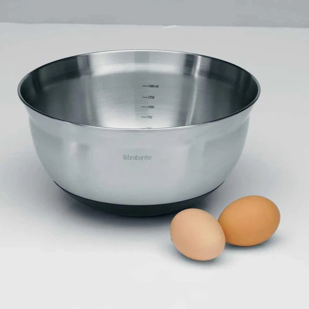 Миска багатофункціональна Brabantia Mixing Bowls 1.6 л сталева 363849 (00800234) - зображення 2