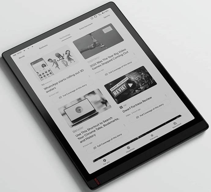 Електронна книга 13.3" Onyx Boox Tab X 128Gb - Уценка - Фото 2 Електронна книга 13.3" Onyx Boox Tab X 128Gb - Уценка - изображение 2