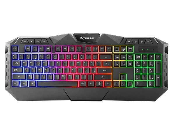 Комплект клавиатуры и мыши Xtrike ME MK-900 USB с RGB-подсветкой Чёрный 1.5 м (6932391924457) - изображение 2