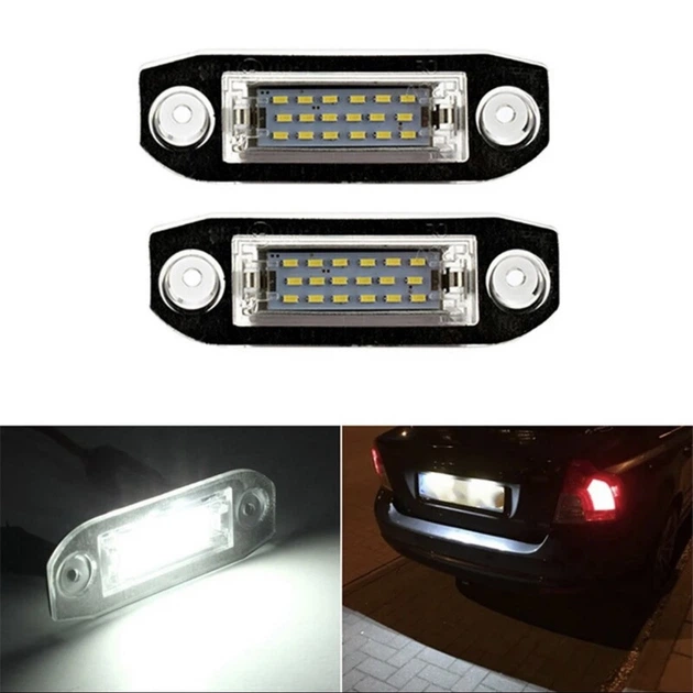 Подсветка номера LED для Volvo S40 S60 S80 XC70 XC60 S60 C70 V50 XC70 V70 вольво 2 штуки - изображение 2