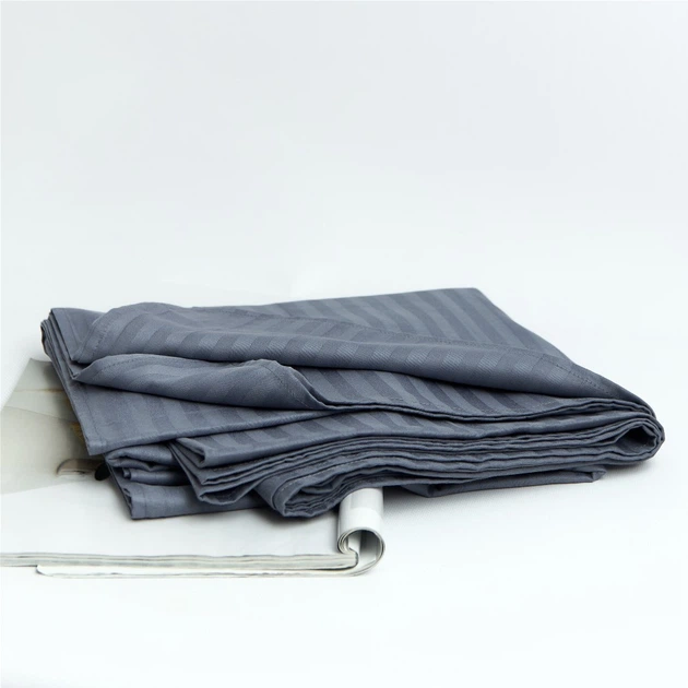 Простынь Moon&Star Rose Graphite Satin Stripe 150х220 см (MS-860000981) - изображение 2