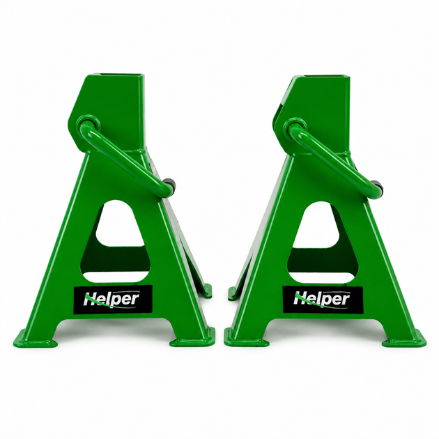 Автомобильная подставка под машину Helper HP - 1242 2 т 270-410 мм комплект 2 шт сервисная опора для СТО подъема и фиксации авто устойчивые металлические козлы домкраты для ремонта легковых и кроссоверов - изображение 6
