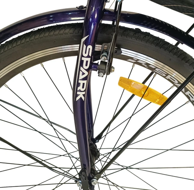 Велосипед ST 26" Spark CITY Mira рама 17" темно-синий (240024) - зображення 3