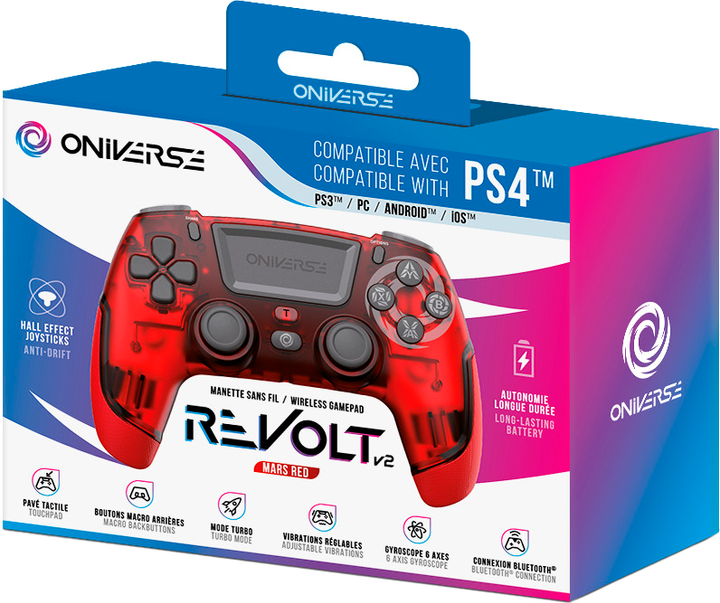 Геймпад Oniverse Revolt V2 Red (ONICTR1V2-PS4-RED) - зображення 3
