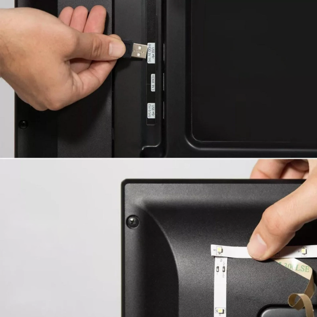 Світлодіодна стрічка від USB на 5 м, Біла - Фото 6 Світлодіодна стрічка від USB на 5 м, Біла - зображення 6