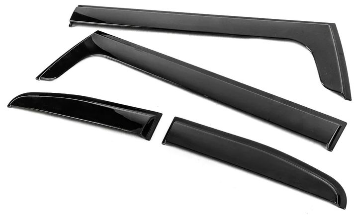 Вітровики на вікна Niken Luxury (4 шт) для Toyota FJ Cruiser 2006-2022 гг - зображення 2