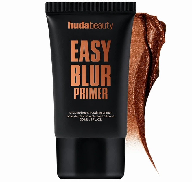Бронзовий праймер Huda Beauty Easy Blur Primer Bronze Fudge 30ml - Фото 1 Бронзовий праймер Huda Beauty Easy Blur Primer Bronze Fudge 30ml - зображення 1