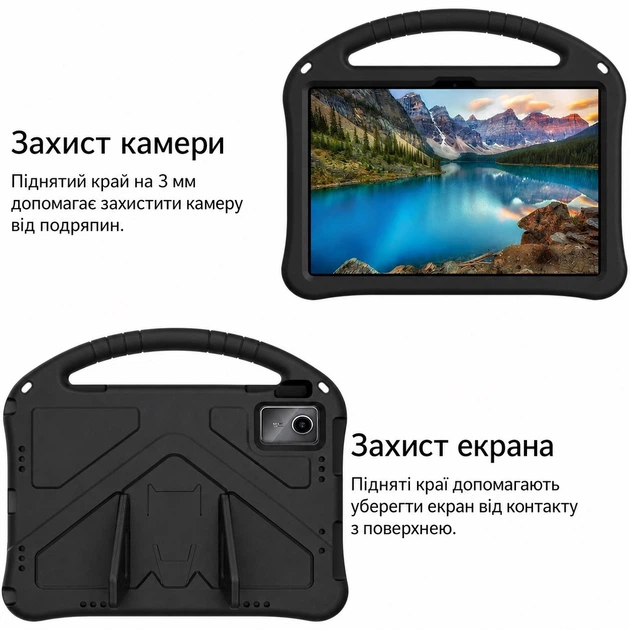 Чохол для планшета Lenovo Idea Tab/K11 (2nd Gen) TB336/Xiaoxin Pad (2025) 11" Becover Protected Cover з кріпленням для стилуса Black (BC_715854) - зображення 4