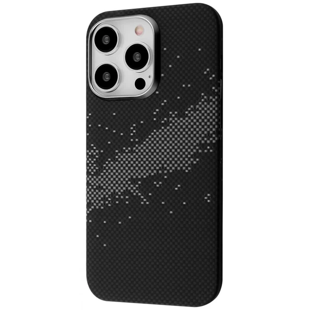 Чохол Proove Carbon Slim with Magnetic Ring для iPhone 13 Pro Max Silver (PCCSIP13PM53) - Фото 1 Чохол Proove Carbon Slim with Magnetic Ring для iPhone 13 Pro Max Silver (PCCSIP13PM53) - зображення 1