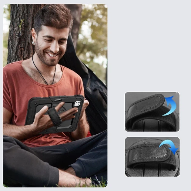 Чехол Tech-Protect Solid360 для iPad Pro 11 2024 5th Gen Black (5906302308521) - Фото 8 Чехол Tech-Protect Solid360 для iPad Pro 11 2024 5th Gen Black (5906302308521) - изображение 8