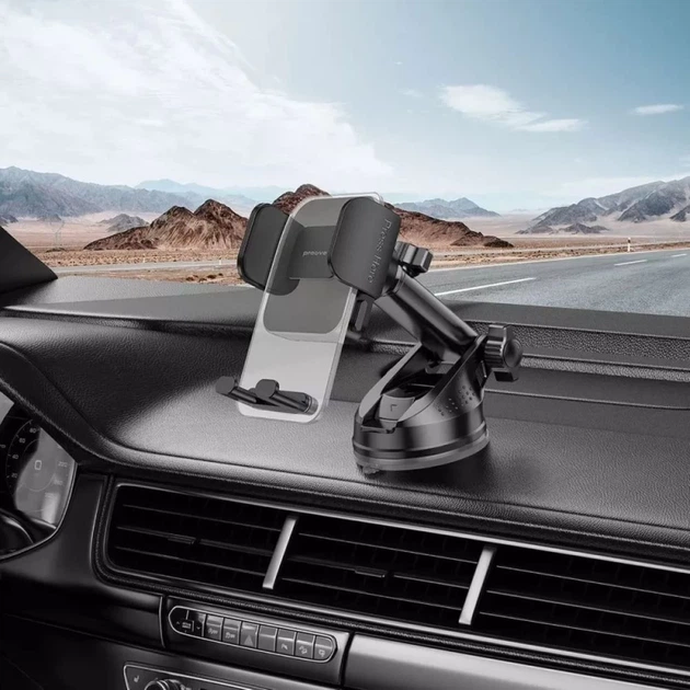 Uchwyt samochodowy Proove Crystal Clamp Plus Suction Type Car Mount Black (6901119349414) - obraz 2