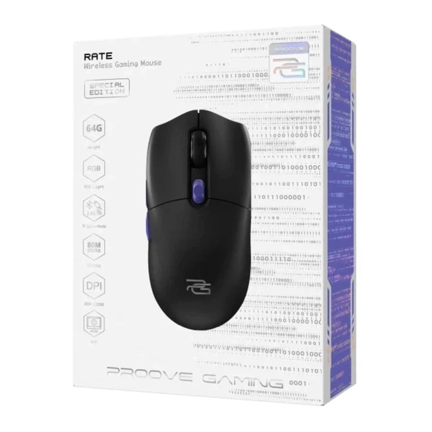 Беспроводная мышь Proove Gaming Rate Special Edition Black Purple (CMRTWRS03001) - изображение 6