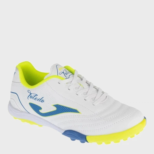 Подростковые футбольные бутсы-сороконожки для мальчика Joma Toledo Jr 2602 TOJS2602TF 35 Белые (8447368921035) - Фото 2 Подростковые футбольные бутсы-сороконожки для мальчика Joma Toledo Jr 2602 TOJS2602TF 35 Белые (8447368921035) - изображение 2