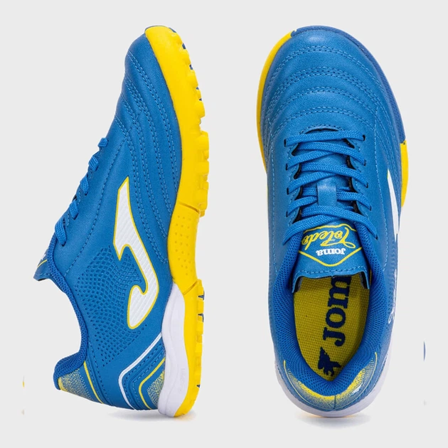 Подростковые футбольные бутсы-сороконожки для мальчика Joma Toledo Jr 2604 TOJS2604TF 38 Синие (8447368923091) - изображение 4
