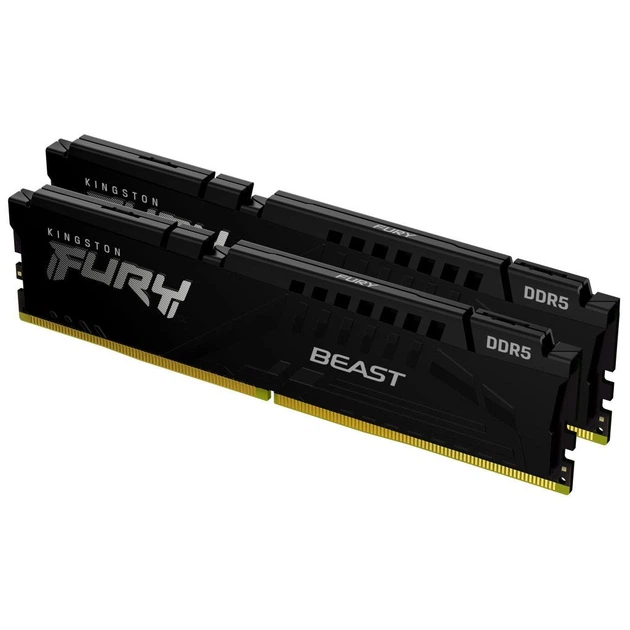 Модуль пам'яті для комп'ютера DDR5 16GB (2x8GB) 5600 MHz Beast Kingston Fury (ex.HyperX) (KF556C36BBEK2-16) - Фото 1 Модуль пам'яті для комп'ютера DDR5 16GB (2x8GB) 5600 MHz Beast Kingston Fury (ex.HyperX) (KF556C36BBEK2-16) - зображення 1