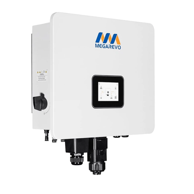 Гибридный однофазный инвертор для солнечных панелей 6kW Megarevo R6KL1DA-G2S 2 MPPT WiFi (42-00238) - Фото 4 Гибридный однофазный инвертор для солнечных панелей 6kW Megarevo R6KL1DA-G2S 2 MPPT WiFi (42-00238) - изображение 4